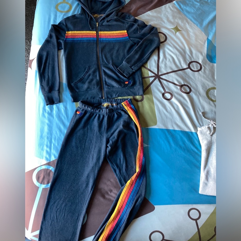 Aviator Nation 5 Stripe Tracksuit